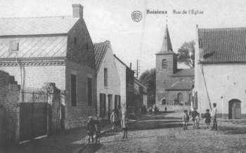 Rue de l'Eglise au debut du 20ème siècle