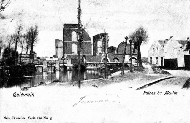 Ruines du Moulin (façade avant vers 1900)