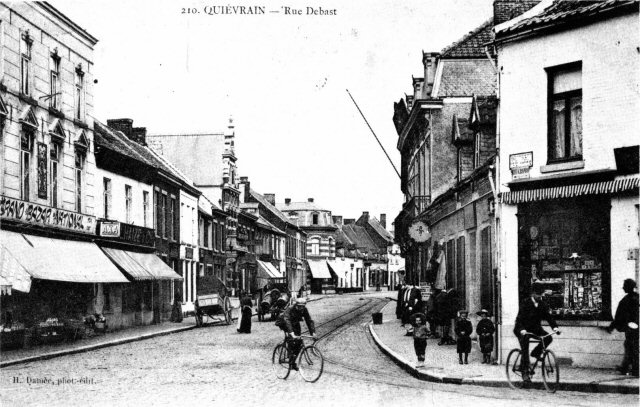 La rue Debast vers 1910