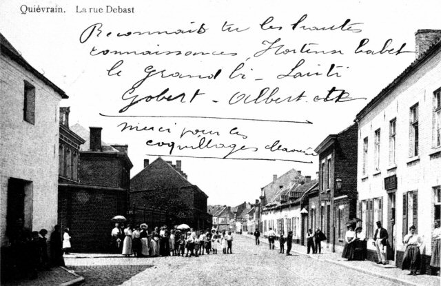 La rue Debast vers 1910