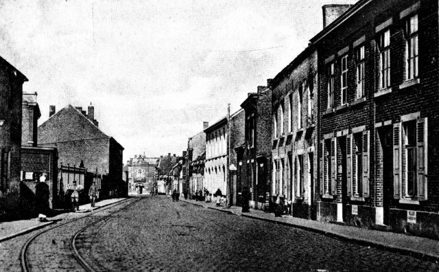 La rue Debast vers 1917